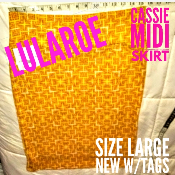 Lularoe Midi Skirt SOLD @DENIMMUNKIES - Picture 2 of 8